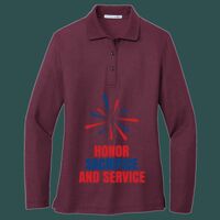 Women's Silk Touch Long Sleeve Polo Thumbnail