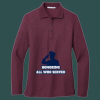 Women's Silk Touch Long Sleeve Polo Thumbnail