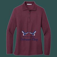 Women's Silk Touch Long Sleeve Polo Thumbnail