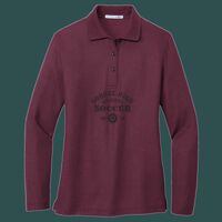 Women's Silk Touch Long Sleeve Polo Thumbnail