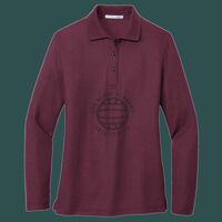 Women's Silk Touch Long Sleeve Polo Thumbnail