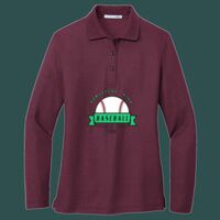 Women's Silk Touch Long Sleeve Polo Thumbnail