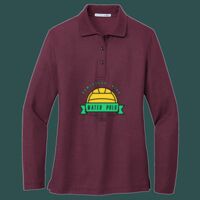 Women's Silk Touch Long Sleeve Polo Thumbnail