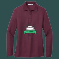 Women's Silk Touch Long Sleeve Polo Thumbnail