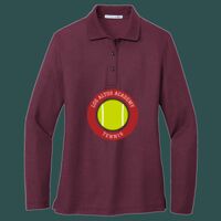 Women's Silk Touch Long Sleeve Polo Thumbnail