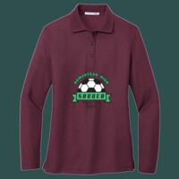 Women's Silk Touch Long Sleeve Polo Thumbnail