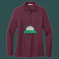 Women's Silk Touch Long Sleeve Polo Thumbnail