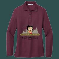 Women's Silk Touch Long Sleeve Polo Thumbnail