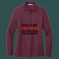 Women's Silk Touch Long Sleeve Polo Thumbnail