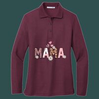 Women's Silk Touch Long Sleeve Polo Thumbnail