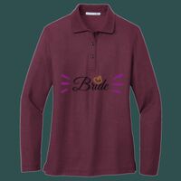 Women's Silk Touch Long Sleeve Polo Thumbnail