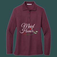 Women's Silk Touch Long Sleeve Polo Thumbnail