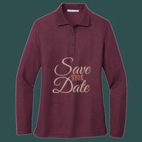 Women's Silk Touch Long Sleeve Polo Thumbnail