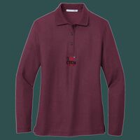 Women's Silk Touch Long Sleeve Polo Thumbnail
