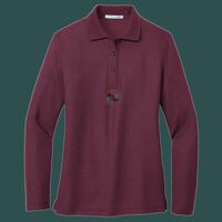 Women's Silk Touch Long Sleeve Polo Thumbnail