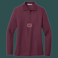 Women's Silk Touch Long Sleeve Polo Thumbnail