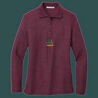 Women's Silk Touch Long Sleeve Polo Thumbnail