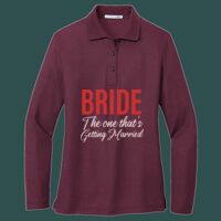 Women's Silk Touch Long Sleeve Polo Thumbnail
