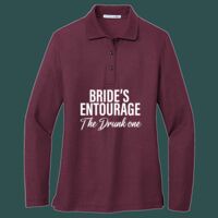 Women's Silk Touch Long Sleeve Polo Thumbnail