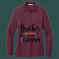 Women's Silk Touch Long Sleeve Polo Thumbnail