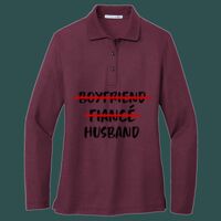 Women's Silk Touch Long Sleeve Polo Thumbnail