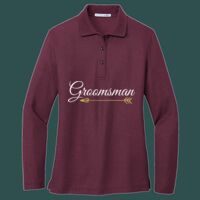 Women's Silk Touch Long Sleeve Polo Thumbnail
