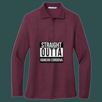 Women's Silk Touch Long Sleeve Polo Thumbnail