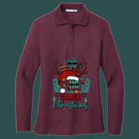 Women's Silk Touch Long Sleeve Polo Thumbnail
