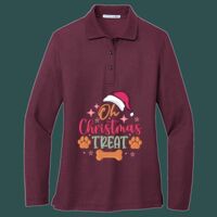 Women's Silk Touch Long Sleeve Polo Thumbnail