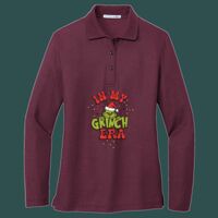 Women's Silk Touch Long Sleeve Polo Thumbnail