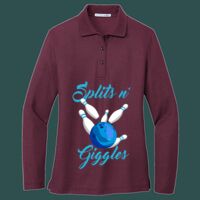 Women's Silk Touch Long Sleeve Polo Thumbnail