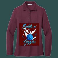 Women's Silk Touch Long Sleeve Polo Thumbnail