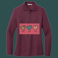 Women's Silk Touch Long Sleeve Polo Thumbnail