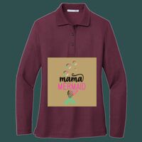 Women's Silk Touch Long Sleeve Polo Thumbnail