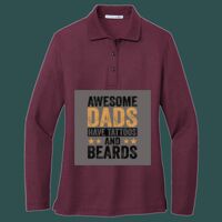 Women's Silk Touch Long Sleeve Polo Thumbnail