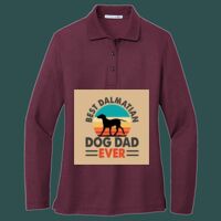 Women's Silk Touch Long Sleeve Polo Thumbnail