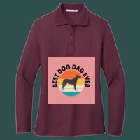 Women's Silk Touch Long Sleeve Polo Thumbnail