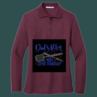 Women's Silk Touch Long Sleeve Polo Thumbnail