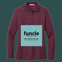 Women's Silk Touch Long Sleeve Polo Thumbnail