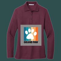 Women's Silk Touch Long Sleeve Polo Thumbnail