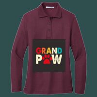 Women's Silk Touch Long Sleeve Polo Thumbnail