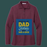 Women's Silk Touch Long Sleeve Polo Thumbnail