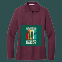 Women's Silk Touch Long Sleeve Polo Thumbnail
