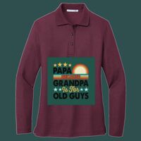 Women's Silk Touch Long Sleeve Polo Thumbnail
