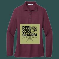 Women's Silk Touch Long Sleeve Polo Thumbnail