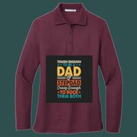Women's Silk Touch Long Sleeve Polo Thumbnail