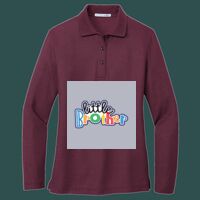 Women's Silk Touch Long Sleeve Polo Thumbnail