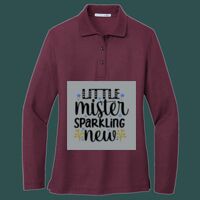 Women's Silk Touch Long Sleeve Polo Thumbnail