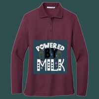 Women's Silk Touch Long Sleeve Polo Thumbnail