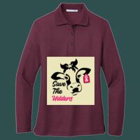 Women's Silk Touch Long Sleeve Polo Thumbnail